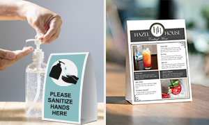 REVLAR Table Tents